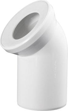 Bruckner Spojni Koljeno 45° za WC, 110mm, Plastika, BRUCKNER