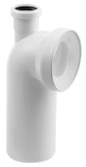 Bruckner Koljeno s priključkom 90°, za WC, Promjer 110mm, Plastika, BRUCKNER