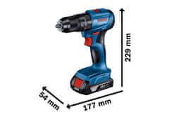 BOSCH Professional set akumulatorskog alata GDX 18V-285 + GSB 185-LI (06019N2124)