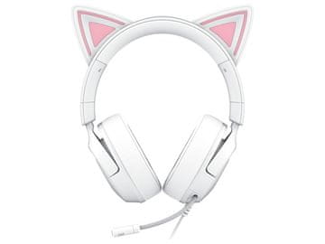 Razer Kraken Kitty V3 X gamerske slušalice, HyperClear, 3,5 mm, bijele (RZ04-05350300-R3M1)