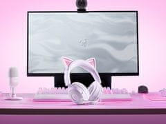 Razer Kraken Kitty V3 X gamerske slušalice, HyperClear, 3,5 mm, bijele (RZ04-05350300-R3M1)