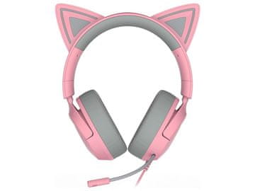Razer Kraken Kitty V3 X gamerske slušalice, HyperClear, 3,5 mm, ružičaste (RZ04-05350100-R3M1)