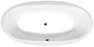 POLYSAN STADIUM Ovalna Ugradbena Kada 190x95x46cm Bijela Akrylxe