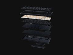Razer Mehanička tipkovnica BlackWidow V4, niskoprofilna, zeleni prekidači, RGB (RZ03-05450500-R3M1)