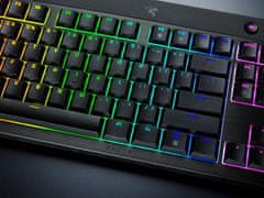 Razer Mehanička tipkovnica BlackWidow V4, niskoprofilna, zeleni prekidači, RGB (RZ03-05450500-R3M1)
