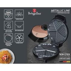 Berlingerhaus Aparat za vafle BH-9450 Rose Gold Edition with flower-shaped mold
