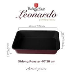 Berlingerhaus Duboki lim za pečenje s titanskim premazom BH-7659 40 x 28 cm Leonardo Collection