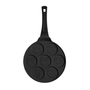 Berlingerhaus Tava za palačinke s titanskim premazom BH-7791 Smileys 26 cm Matte Black Collection