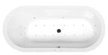 POLYSAN Polysan Akrilna Hidromasažna Kada s ACTIVE HYDRO AIR Sustavom, 165x75x48cm, Krom