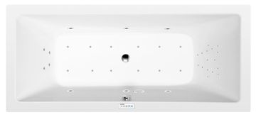 POLYSAN KRYSTA Hidromasažna Kada, 180x80, Kromirani HIGHLINE Hydro-Air Sustav