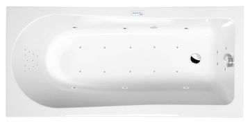 POLYSAN LISA masažna kada 160x70cm, Highline Hydro-Air, kromirana završna obrada