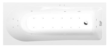 POLYSAN LISA hidromasažna kada, 170x70x47 cm, Active Hydro-Air, kromirana