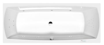 POLYSAN LILY Hidromasažna Kada 170x70x39cm, Highline Hydro, Kromirana