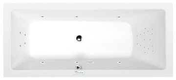 POLYSAN Polysan Pravokutna Hidromasažna Kada 170x75x39 cm - Highline Hydro Kromirana