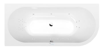POLYSAN Visokokvalitetna hidromasažna kada VIVA L, 175x80x47cm, Highline Hydro, kromirana