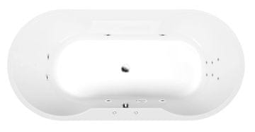 POLYSAN Hidromasažna kada IO Attraction Hydro, 180x85x49 cm, kromirana