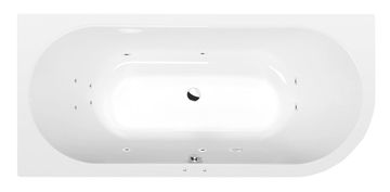 POLYSAN VIVA L Whirlpool Kada, 185x80x47 cm, Active Hydro, Kromirana