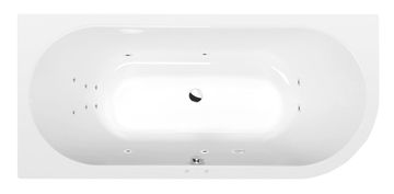 POLYSAN VIVA L hidromasažna kada 185x80cm s ATTRACTION HYDRO sustavom - kromirana