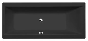 POLYSAN Polysan CLEO Pravokutna Kada 160x70 cm, Mat Crna, Akrilatna