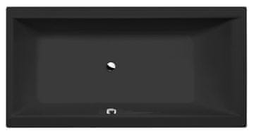 POLYSAN CLEO pravokutna kada 180x90x48 cm, crna mat, Polysan