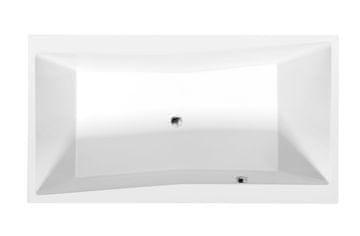 POLYSAN VELIKA AKRILNA UGRAĐENA KADA QUEST 180x100x49cm BIJELA MAT