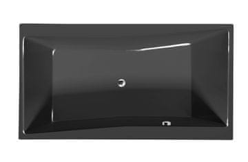 POLYSAN QUEST Pravokutna Kada 190x100 cm, Siva, Akril, Besmjerna