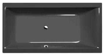 POLYSAN CLEO pravokutna kada 180x90x48 cm, siva, akril, ugradbena