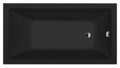 POLYSAN NOEMI pravokutna kada 160x80x39cm, mat crna
