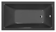 POLYSAN NOEMI Pravokutna Kada 150x80x39cm, Siva