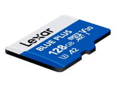 Lexar Blue Plus spominska kartica, micro SDXC, 128 GB (LMSBLPL128G-BNANG)