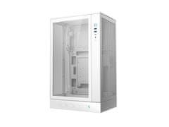 DEEPCOOL CH270 Digitalno kućište za računalo, Micro-ATX, kaljeno staklo, bijela (R-CH270-WHNDM0-G-1)