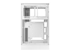 DEEPCOOL CH270 Digitalno kućište za računalo, Micro-ATX, kaljeno staklo, bijela (R-CH270-WHNDM0-G-1)