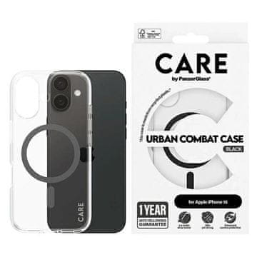 slomart Kućište CARE by PanzerGlass Flagship Case s MagSafe za iPhone 16 - crno