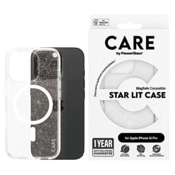 slomart Etui CARE by PanzerGlass Flagship Star Lit Case s MagSafe za iPhone 16 Pro - bijelo
