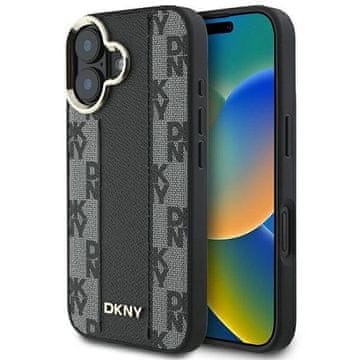 slomart Etui DKNY Checkered Pattern Magsafe za iPhone 16 - crno