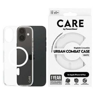 slomart CARE by PanzerGlass Flagship Case iPhone 16 Plus 6.7" bijela/bijela MagSafe 1339