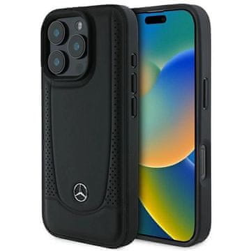 slomart Etui Mercedes Leather Urban za iPhone 16 Pro Max - crno