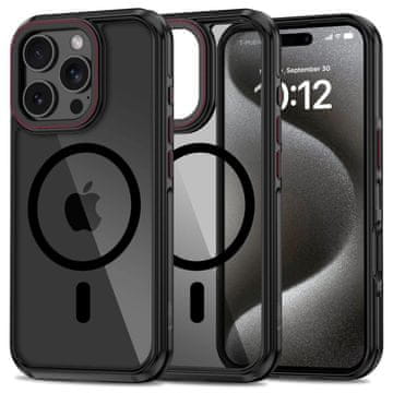 slomart Ovitak Tech-Protect MagHybrid MagSafe za iPhone 16 Pro - crn