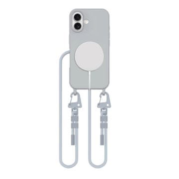 slomart Tech-Protect MagNecklace MagSafe maska za iPhone 16 - siva