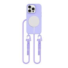 slomart Etui Tech-Protect MagNecklace MagSafe za iPhone 15 Pro - sivka