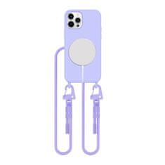 slomart Etui Tech-Protect MagNecklace MagSafe za iPhone 12 / 12 Pro - sivka