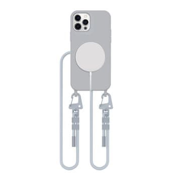 slomart Kućište Tech-Protect MagNecklace MagSafe za iPhone 12 / 12 Pro - sivo