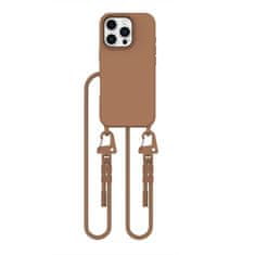slomart Etui Tech-Protect MagNecklace MagSafe za iPhone 16 Pro Max - smeđi
