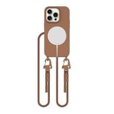 slomart Etui Tech-Protect MagNecklace MagSafe za iPhone 14 Pro - smeđi