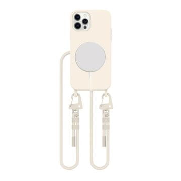 slomart Etui Tech-Protect MagNecklace MagSafe za iPhone 12 / 12 Pro - bež