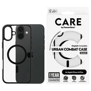 slomart Kućište CARE by PanzerGlass Flagship Urban Case MagSafe za iPhone 16 Plus - prozirno