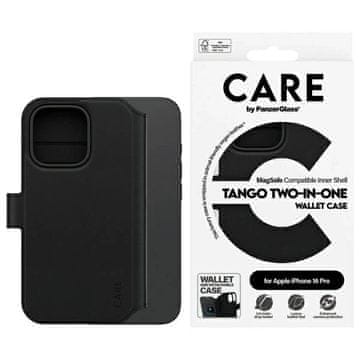 slomart Etui CARE by PanzerGlass Feature Tango 2v1 Novčanik MagSafe za iPhone 16 Pro - crno