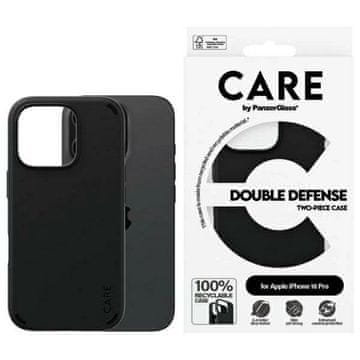 slomart Kućište CARE by PanzerGlass Feature Double Defense Case za iPhone 16 Pro - crno