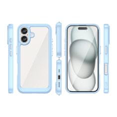 slomart Ovitek Outer Space Case s gelastim okvirom za iPhone 16 Plus - plavi