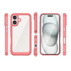 slomart Ovitek Outer Space Case s gelastim okvirom za iPhone 16 Plus - crveni
